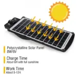 LED Solar Street Light Garden Yard tag1