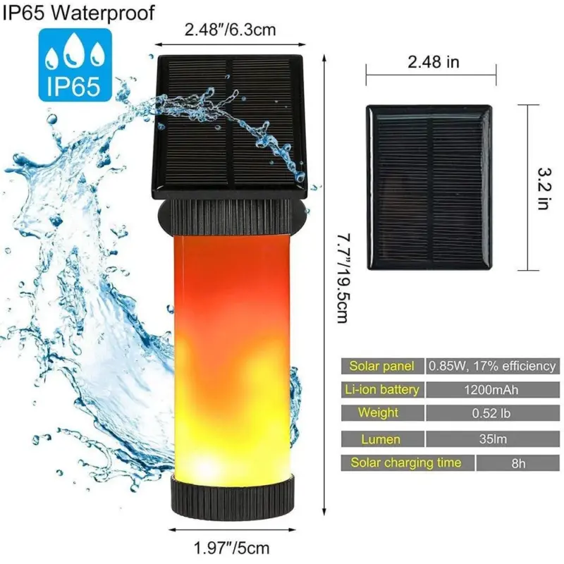 LED Solar Wall Lights tag1