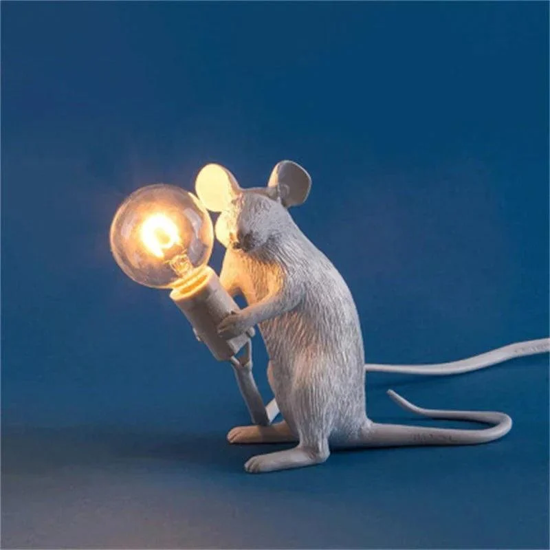 LED Table Lamps - Modern Resin Animal Design - Mice - Night Lights - Home Decor - Desk Lamp -  - #tag1#