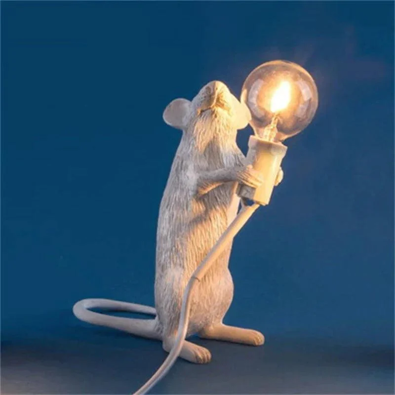 LED Table Lamps - Modern Resin Animal Design - Mice - Night Lights - Home Decor - Desk Lamp -  - #tag1#