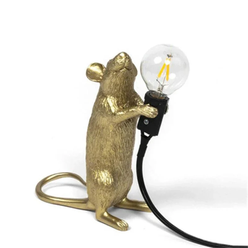 LED Table Lamps - Modern Resin Animal Design - Mice - Night Lights - Home Decor - Desk Lamp -  - #tag1#