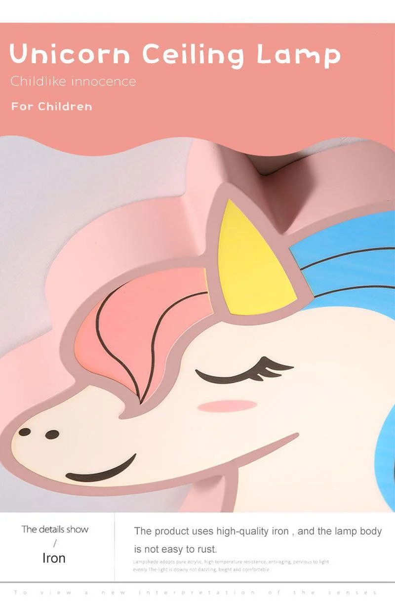 LED Unicorn Kids Room Light -  - #tag1#