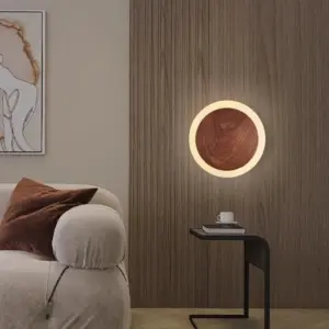 LED Wall Lamp - Wall Lamp - Wood & Acrylic - Scandinavian design