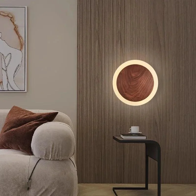 LED Wall Lamp - Wall Lamp - Wood & Acrylic - Scandinavian design -  - #tag1#