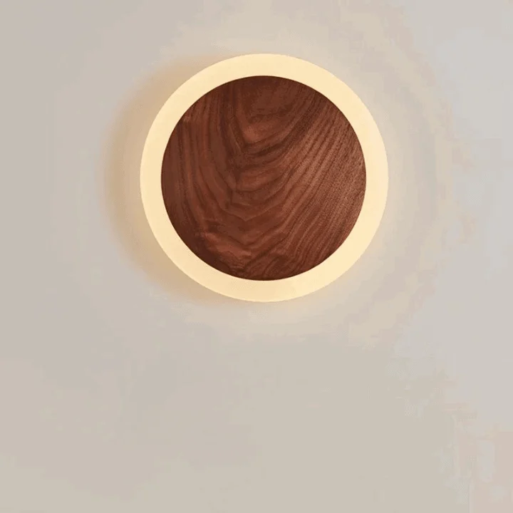 LED Wall Lamp - Wall Lamp - Wood & Acrylic - Scandinavian design -  - #tag1#