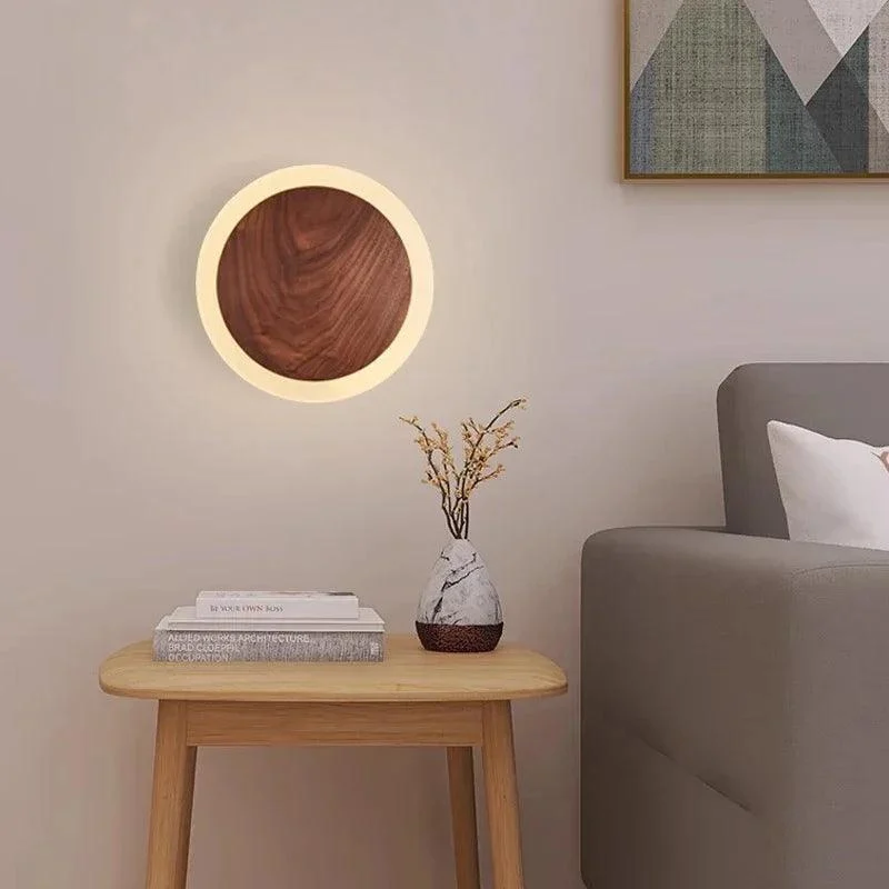 LED Wall Lamp - Wall Lamp - Wood & Acrylic - Scandinavian design -  - #tag1#