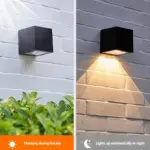 LED Wall Lamp Solar Light Sunlight Sensor IP65 Waterproof tag1
