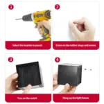 LED Wall Lamp Solar Light Sunlight Sensor IP65 Waterproof tag1