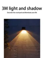 LED Wall Lamp Solar Light Sunlight Sensor IP65 Waterproof tag1