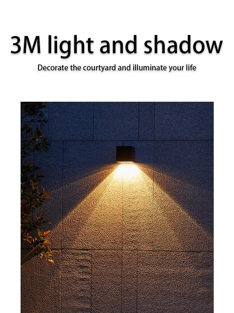 LED Wall Lamp Solar Light Sunlight Sensor IP65 Waterproof -  - #tag1#