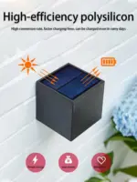 LED Wall Lamp Solar Light Sunlight Sensor IP65 Waterproof tag1