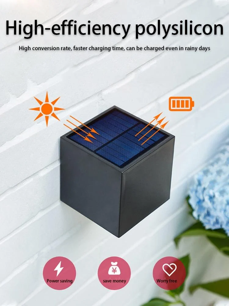 LED Wall Lamp Solar Light Sunlight Sensor IP65 Waterproof -  - #tag1#
