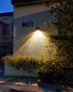 LED Wall Lamp Solar Light Sunlight Sensor IP65 Waterproof tag1