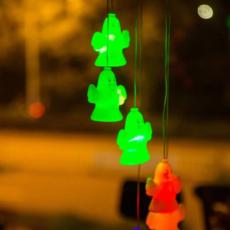 LED solar energy Halloween wind chime lamp -  - #tag1#