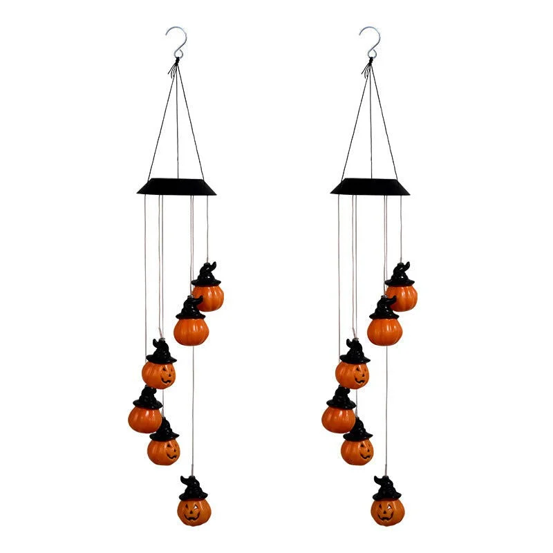 LED solar energy Halloween wind chime lamp -  - #tag1#