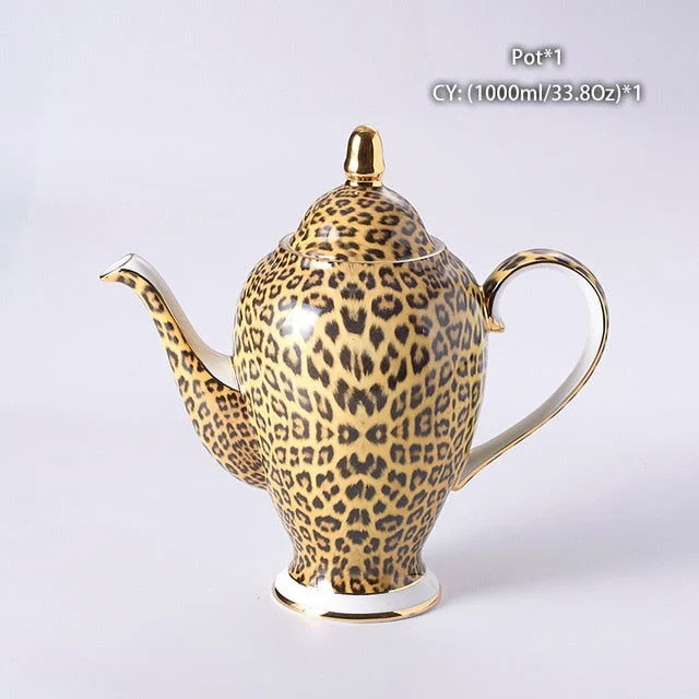 LEOPARD TEACUP COLLECTION SET -  - #tag1#