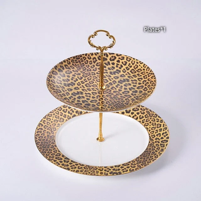 LEOPARD TEACUP COLLECTION SET -  - #tag1#