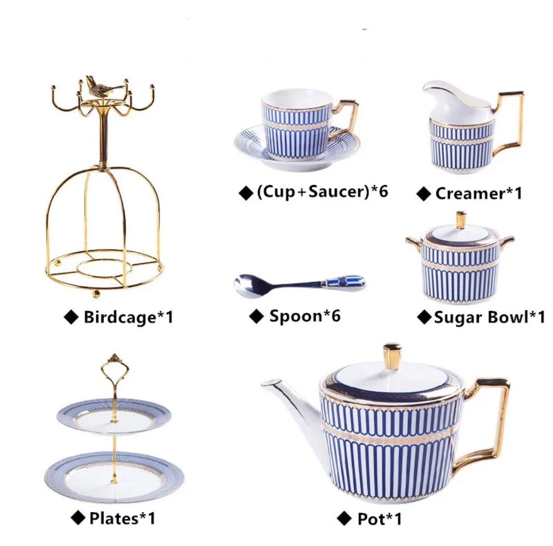 LONDON TEACUP COLLECTION SET -  - #tag1#