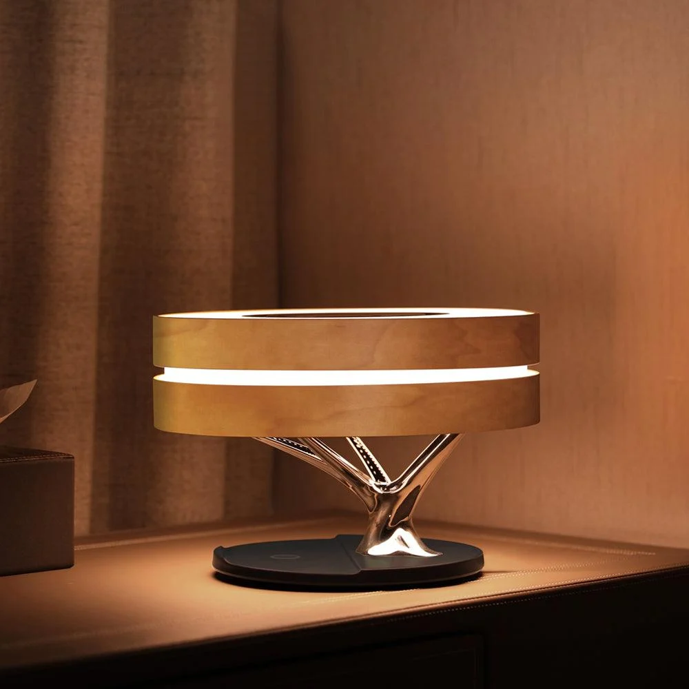 La Série Modern Table Lamp with Speaker and Wireless Charger -  - #tag1#