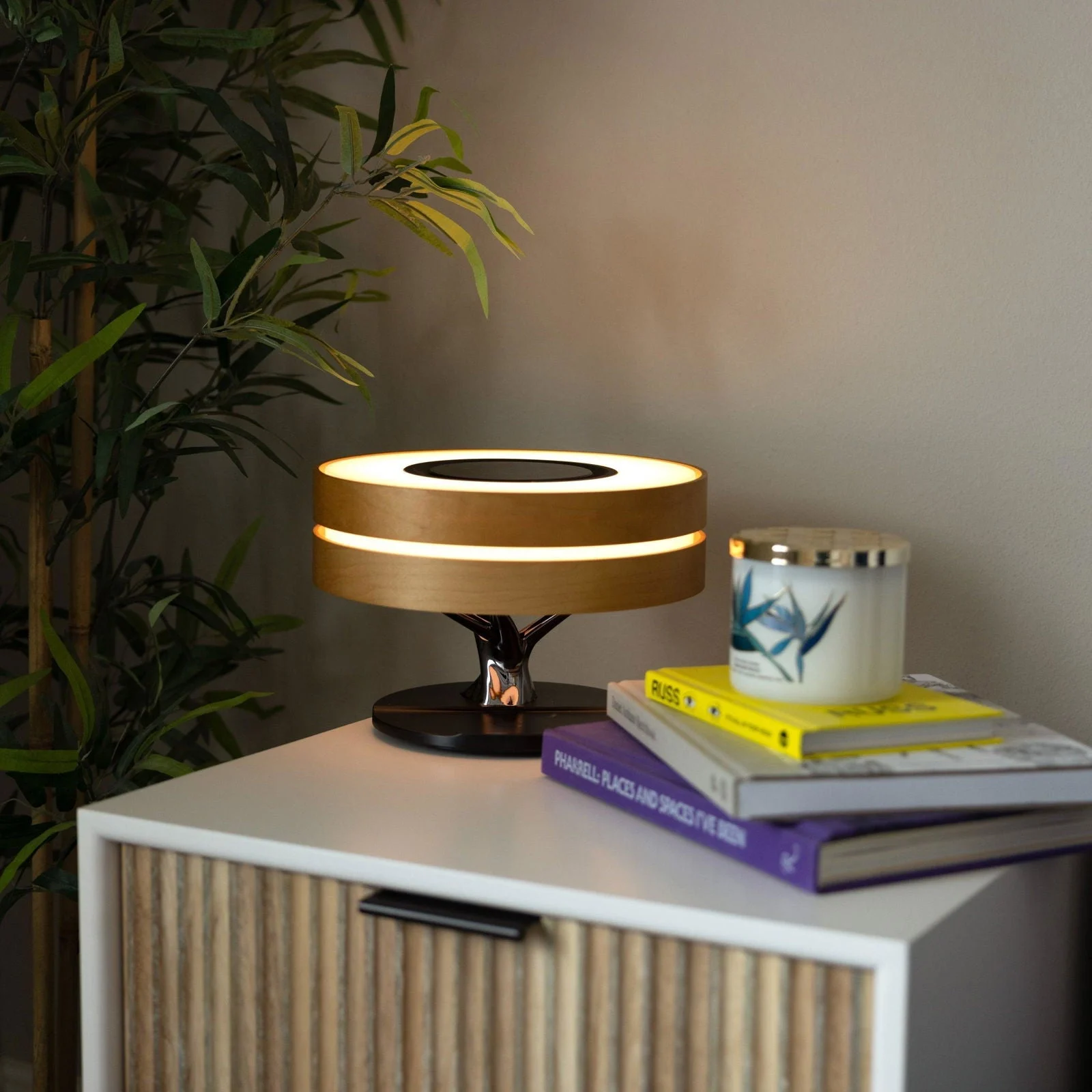 La Série Modern Table Lamp with Speaker and Wireless Charger -  - #tag1#