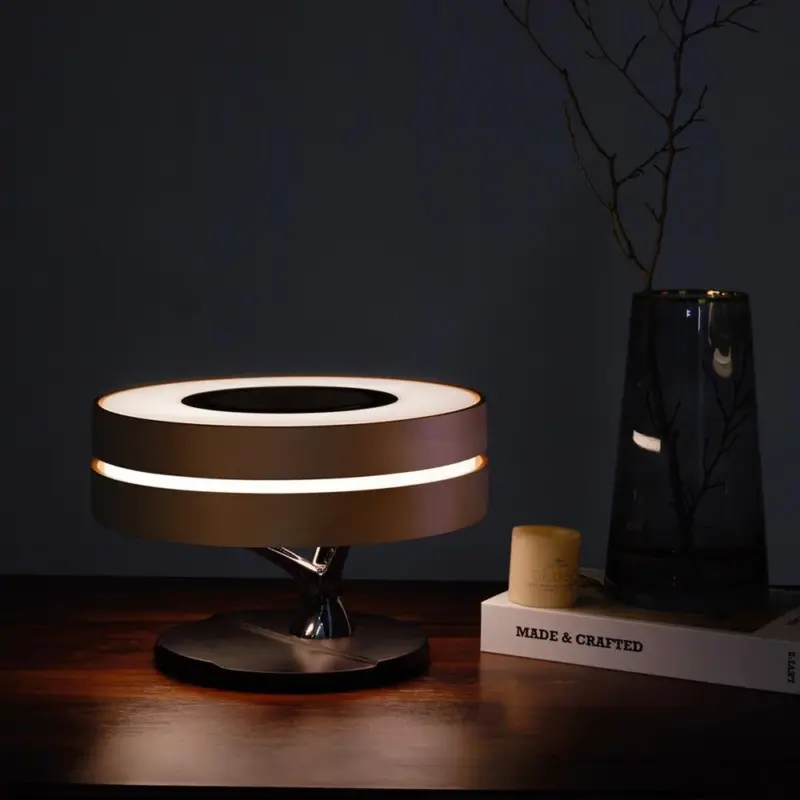 La Serie Modern Table Lamp with Speaker and Wireless Charger tag1