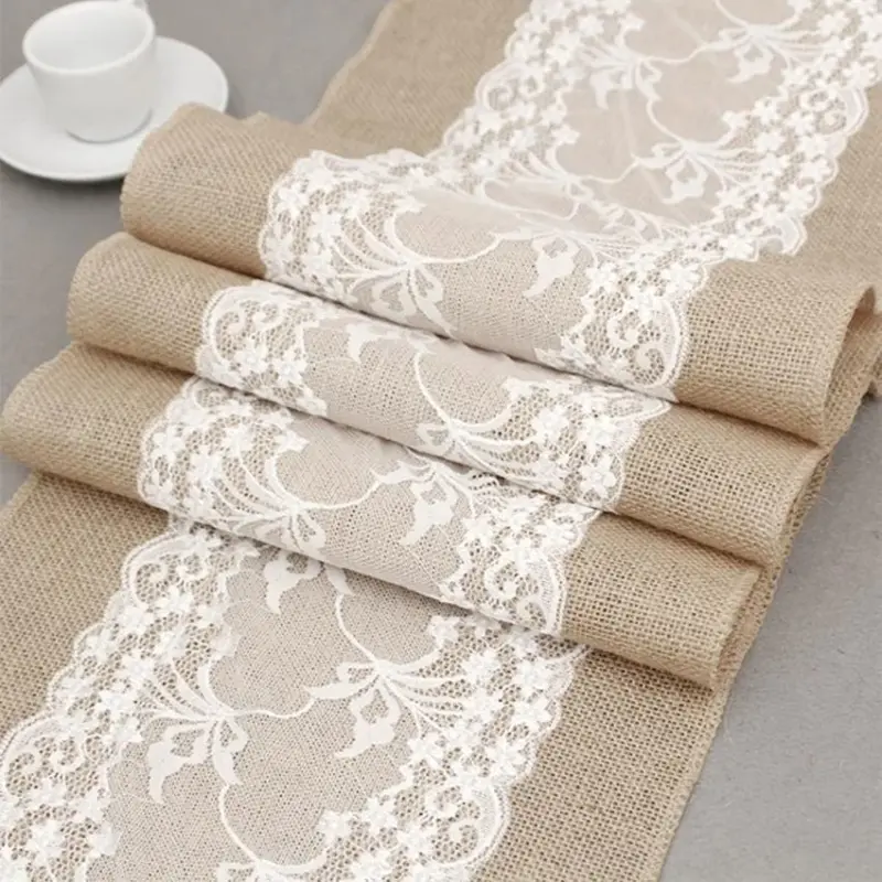 Lace Jute Table Runner tag1