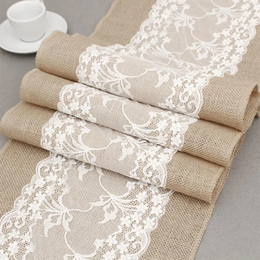 Lace Jute Table Runner -  - #tag1#