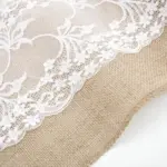 Lace Jute Table Runner tag1