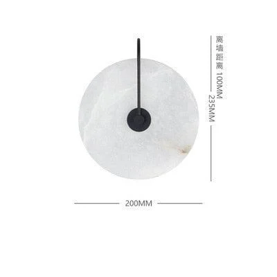 Lalula - Marble Circular Wall Lamp -  - #tag1#