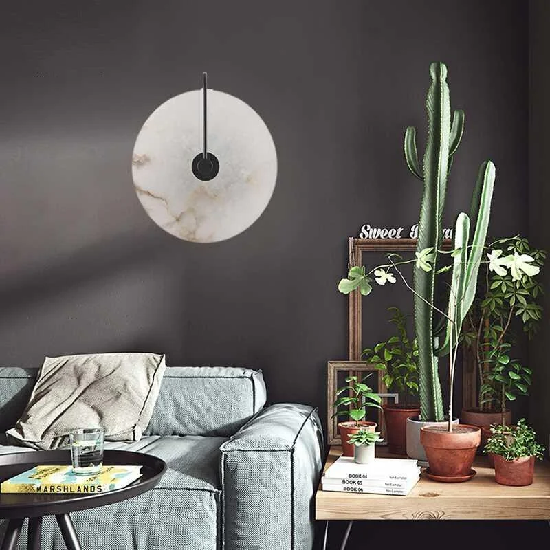 Lalula - Marble Circular Wall Lamp -  - #tag1#