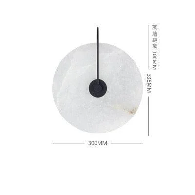 Lalula - Marble Circular Wall Lamp -  - #tag1#
