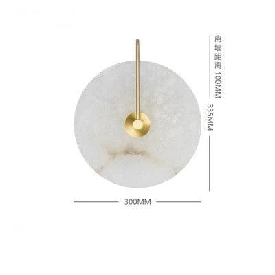 Lalula - Marble Circular Wall Lamp -  - #tag1#