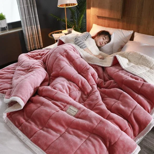 Lambskin blanket - LuxeWarm - Soft - Cozy -  - #tag1#