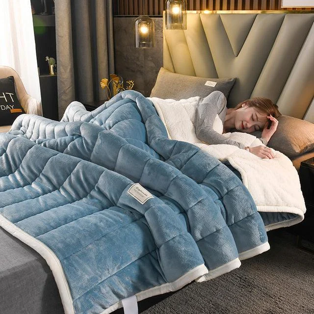 Lambskin blanket - LuxeWarm - Soft - Cozy -  - #tag1#