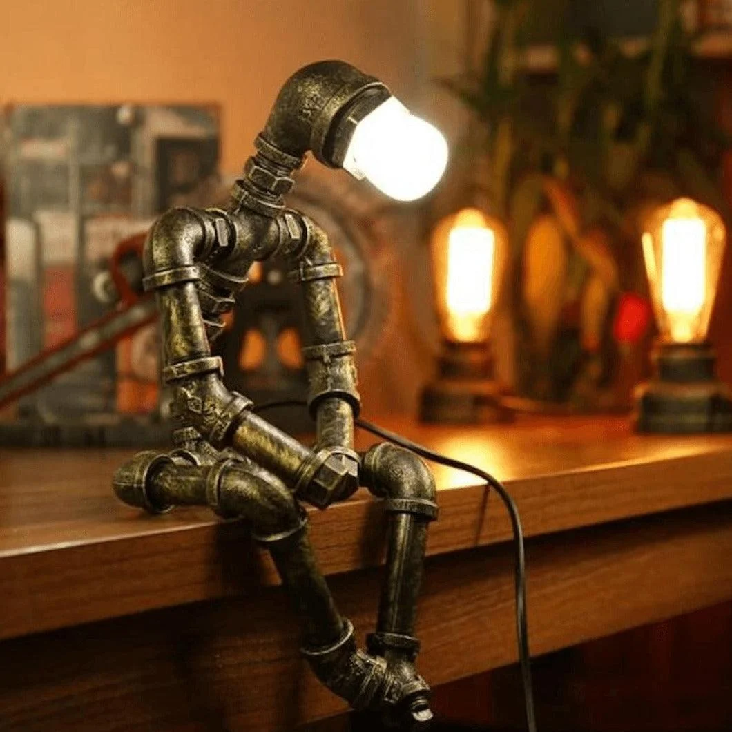 Lamp - IronBot - Retro Robot - Industrial Design -  - #tag1#
