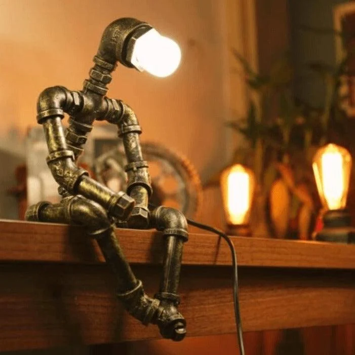 Lamp - IronBot - Retro Robot - Industrial Design -  - #tag1#