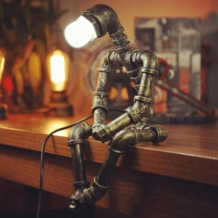 Lamp - IronBot - Retro Robot - Industrial Design -  - #tag1#