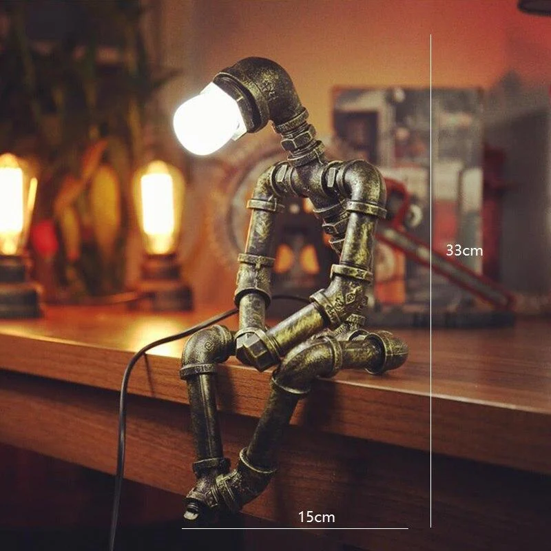 Lamp - IronBot - Retro Robot - Industrial Design -  - #tag1#