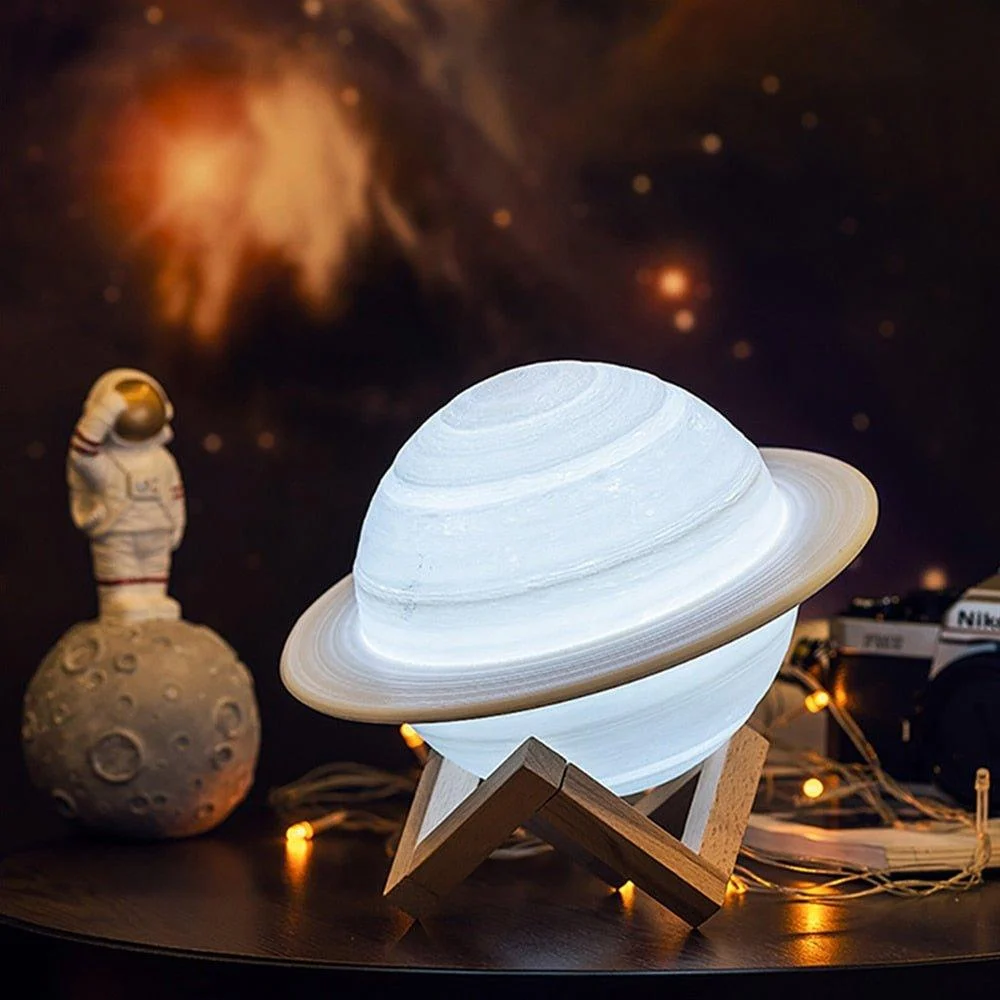 Lamp - SaturnGlow - Planetary Design - Adjustable Lighting -  - #tag1#