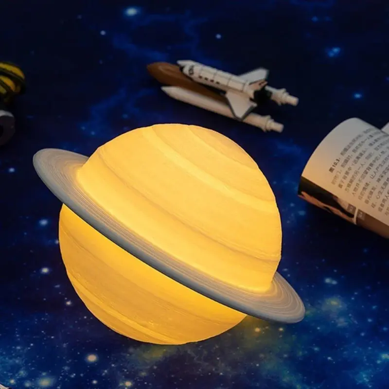 Lamp SaturnGlow Planetary Design Adjustable Lighting tag1