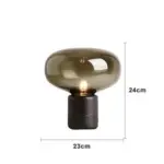 Lampada da tavolo in vetro di marmo creativo postmoderno per camera da letto contratta camera da.jpg 640x640 566bd8cb bb27 4072 9f9c 20d4ec037730