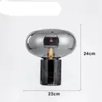 Lampada da tavolo in vetro di marmo creativo postmoderno per camera da letto contratta camera da.jpg 640x640 93731d1e dc08 4dd0 a76c c6c2e12d9b47