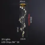 Lampade a sospensione moderne in cristallo di diamanti soggiorno sala da pranzo camera da letto cucina.jpg 640x640 1e846e27 dfbe 49c7 bbee 015f288ea6fd