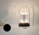 Lampe de Chevet Industriel Noir