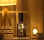 Lampe de Chevet Industriel Noir