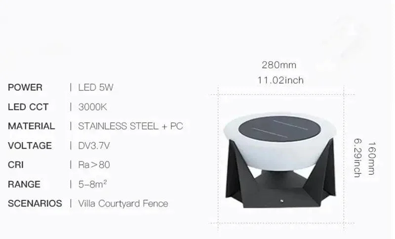 Landing Outdoor Lamp (Solar) -  - #tag1#