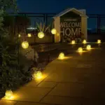 Lantern Solar Globe Glass Design Outdoor Solar Energy tag1