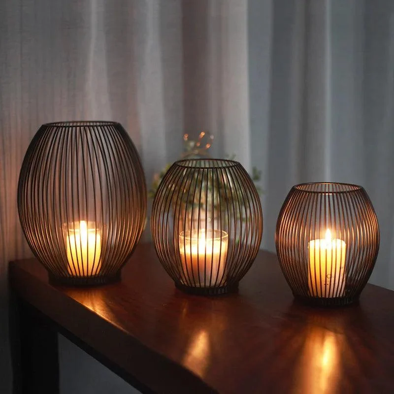 Lantern Candle Holder | Modern geometric shape -  - #tag1#