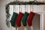 Large Cable Knitted Christmas Stocking 13 Colours Lilly Lula