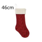 Large Cable Knitted Christmas Stocking 13 Colours Lilly Lula